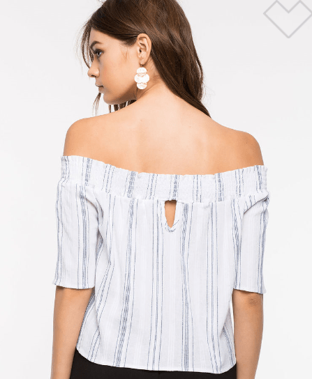 off the shoulder top
